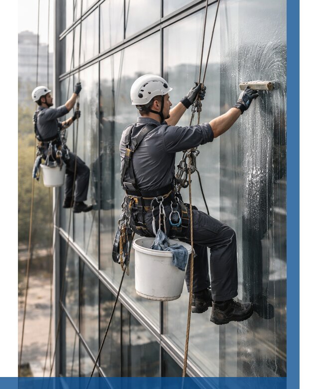 Мойка сплошного остекления в Мысках, заказать от 304 р.| ВЫСОТНИК-Мси