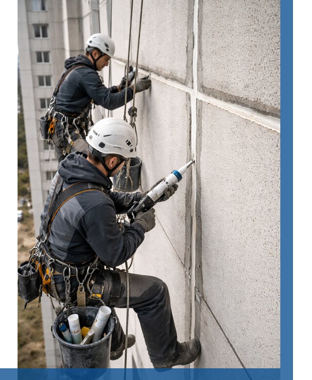 Герметизация межпанельных швов в Мысках от 710 р. | ВЫСОТНИК-Мси