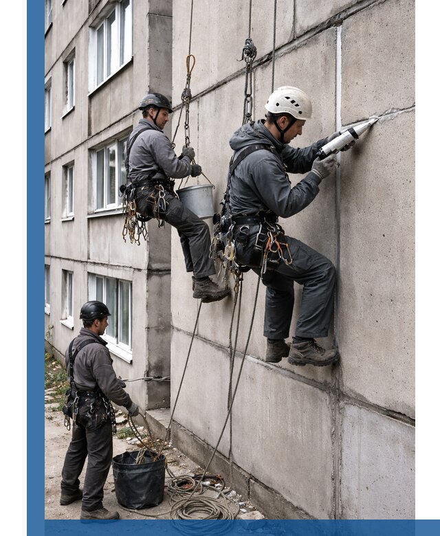 Герметизация межпанельных швов в Мысках с гарантией герметичности