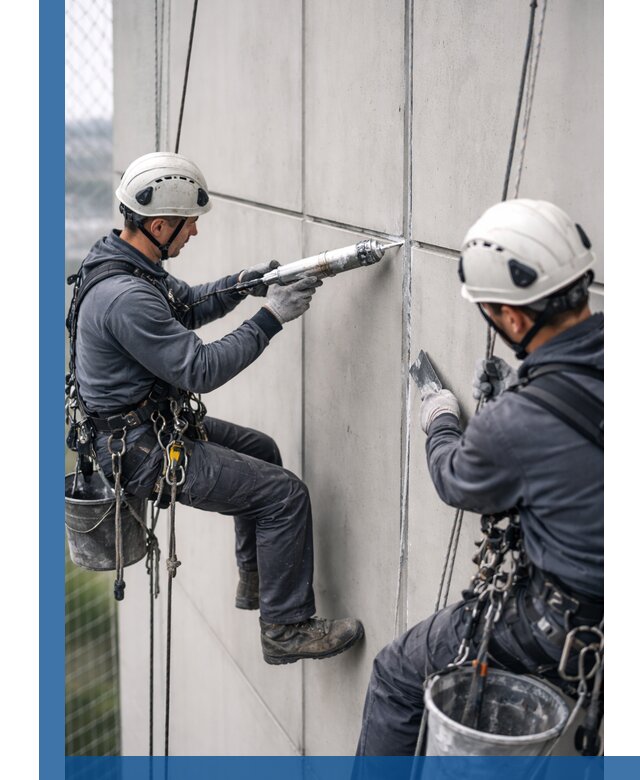 Первичная герметизация швов фасадов и кровель в Мысках