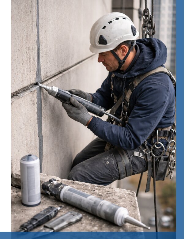 Вторичная герметизация швов в Мысках от 456 р. | ВЫСОТНИК-Мси