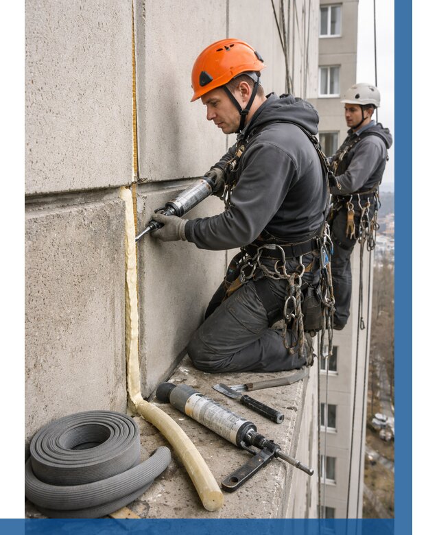 Теплый шов межпанельные швы в Мысках от 710 р. | ВЫСОТНИК-Мси