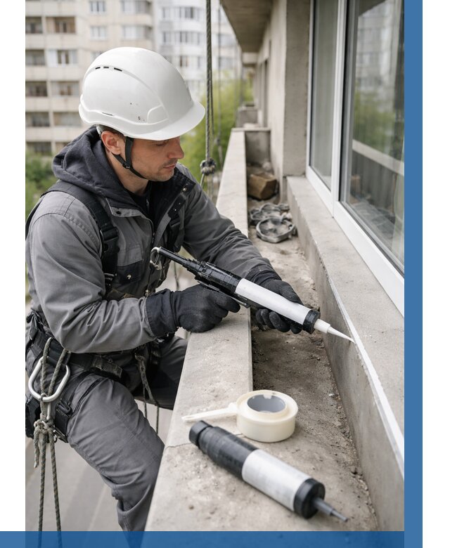 Герметизация швов лоджии в Мысках от 4564 р. | ВЫСОТНИК-Мси