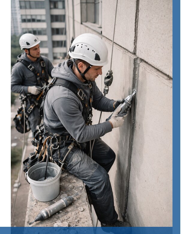 Ремонт деформационных швов здания в Мысках от 1014 р. | ВЫСОТНИК-Мси