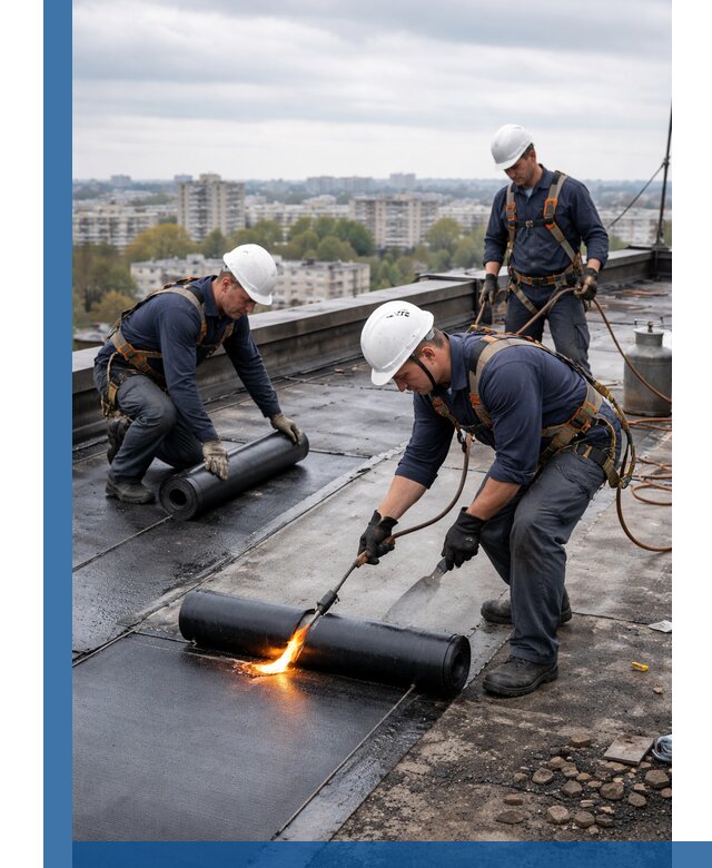 Ремонт наплавляемой кровли в Мысках качественно и надежно
