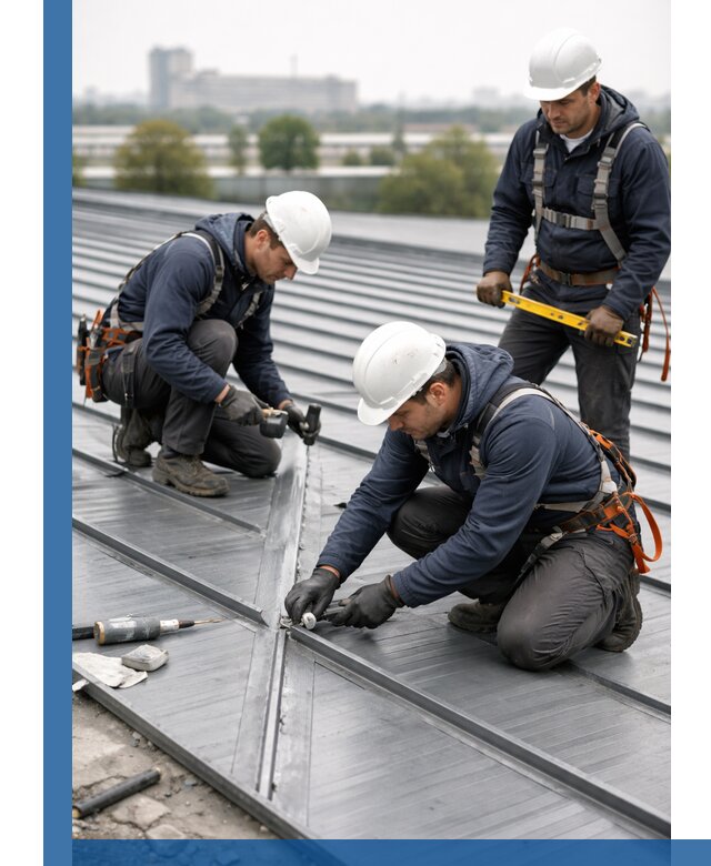 Ремонт фальцевой кровли в Мысках срочно и качественно