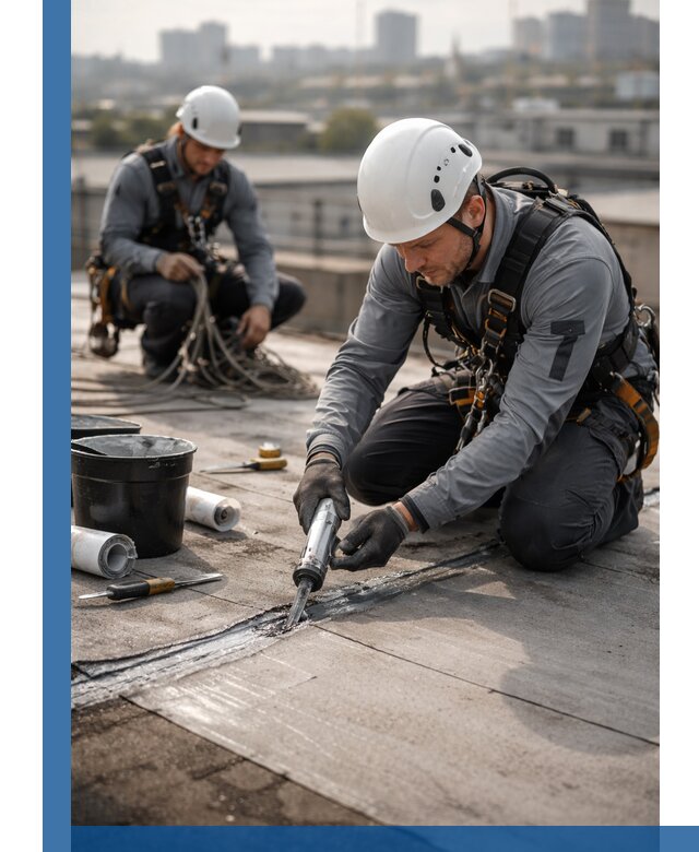 Аварийное и капитальное устранение протечек кровли в Мысках