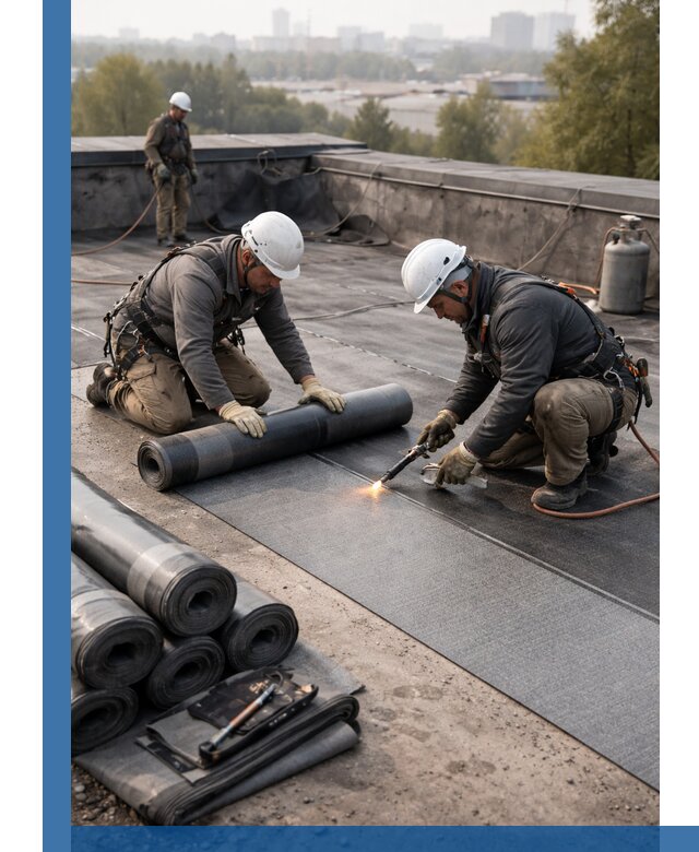 Монтаж мягкой кровли в Мысках профессионально и надежно
