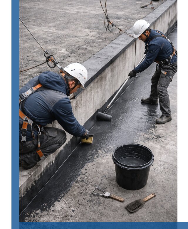 Гидроизоляция кровли жидкой резиной профессионально в Мысках