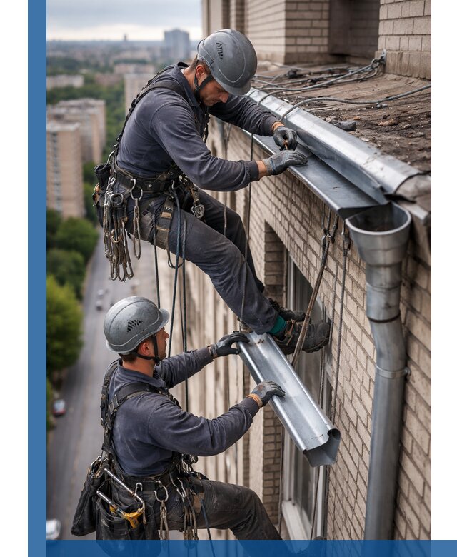 Ремонт водосточных желобов в Мысках, быстро и качественно
