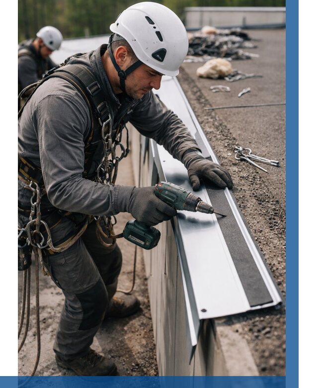 Монтаж капельника на кровле в Мысках от 304 р. | ВЫСОТНИК-Мси