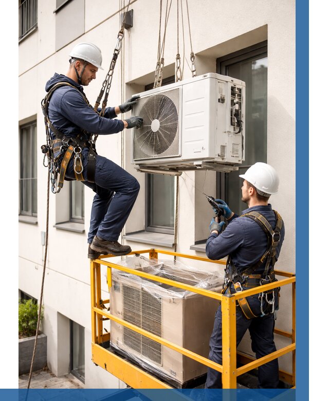 Демонтаж внешнего блока кондиционера в Мысках от 3550 р. | ВЫСОТНИК-Мси