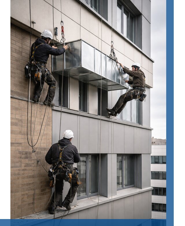 Монтаж воздуховодов на фасаде в Мысках от 1521 р. | ВЫСОТНИК-Мси