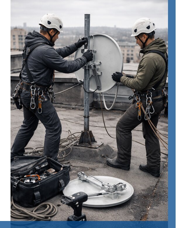 Демонтаж антенн на крыше в Мысках от 4564 р. | ВЫСОТНИК-Мси