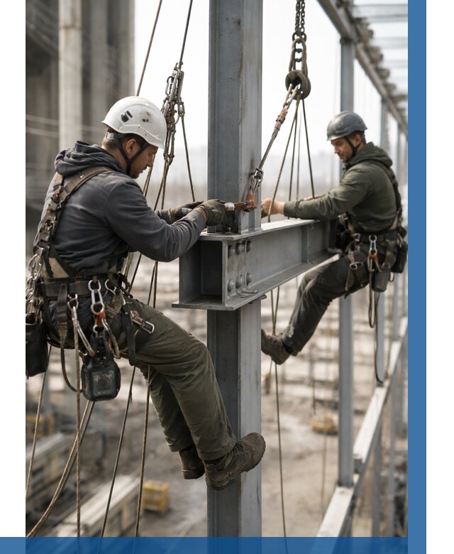 Монтаж металлоконструкций на высоте в Мысках от 3550 р. | ВЫСОТНИК-Мси