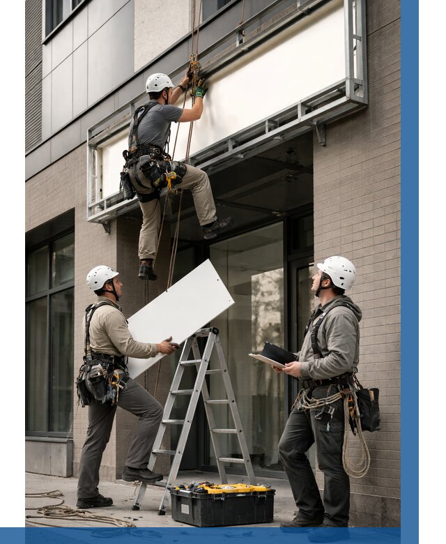 Монтаж светового короба в Мысках от 6593 р. | ВЫСОТНИК-Мси