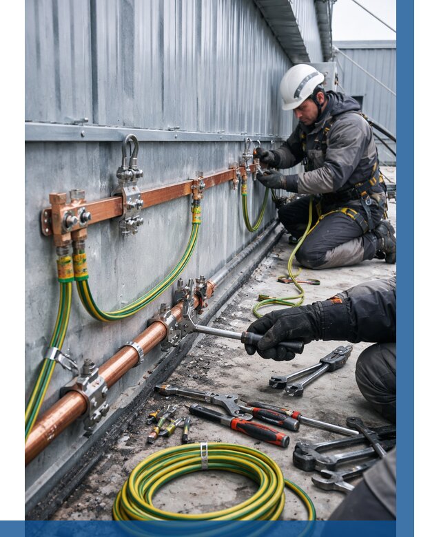 Монтаж заземления здания в Мысках от 25358 р. | ВЫСОТНИК-Мси