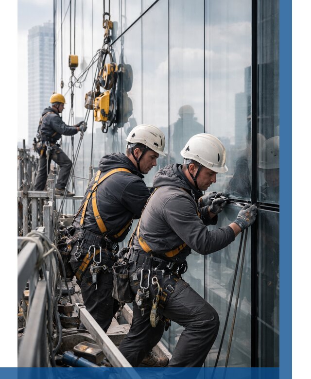 Структурное остекление фасадов в Мысках от 9636 р. | ВЫСОТНИК-Мси