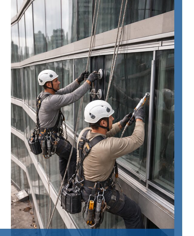 Радиусное остекление фасада в Мысках от 12172 р. | ВЫСОТНИК-Мси