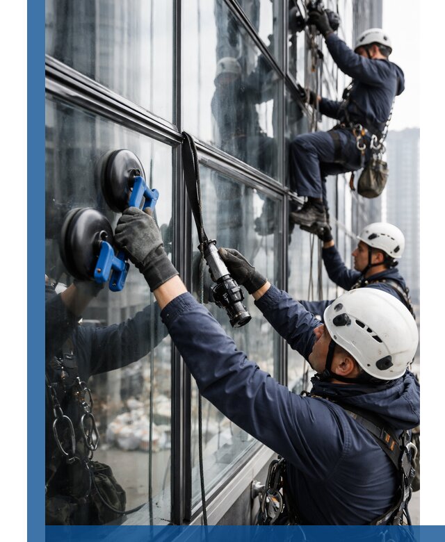 Радиусное остекление фасадов под ключ в Мысках с гарантиями