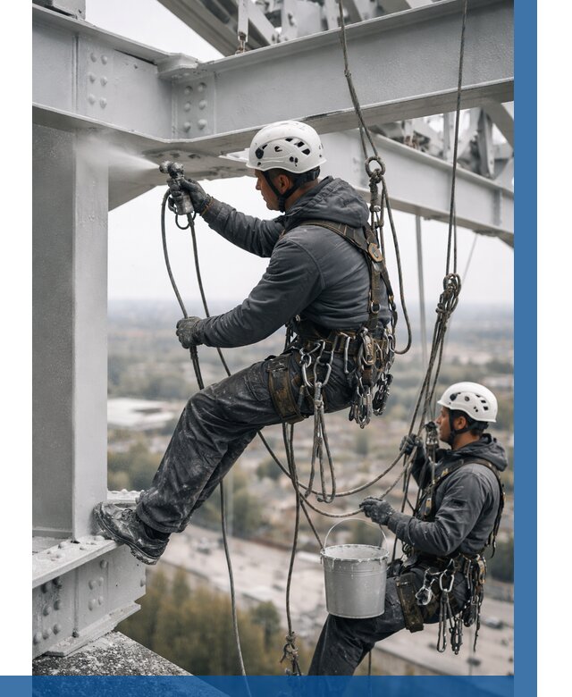 Покраска металлоконструкций на высоте в Мысках 355 р |ВЫСОТНИК-Мси