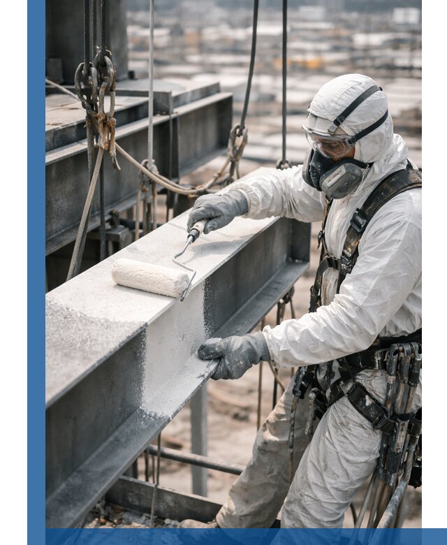 Профессиональная огнезащитная обработка металлоконструкций в Мысках