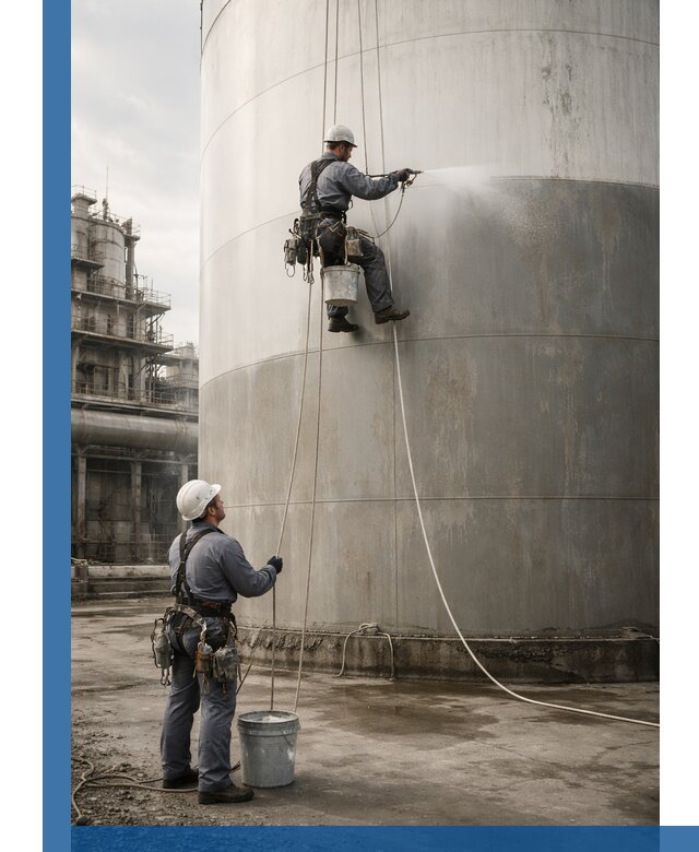 Покраска стальных резервуаров и емкостей в Мысках профессионально