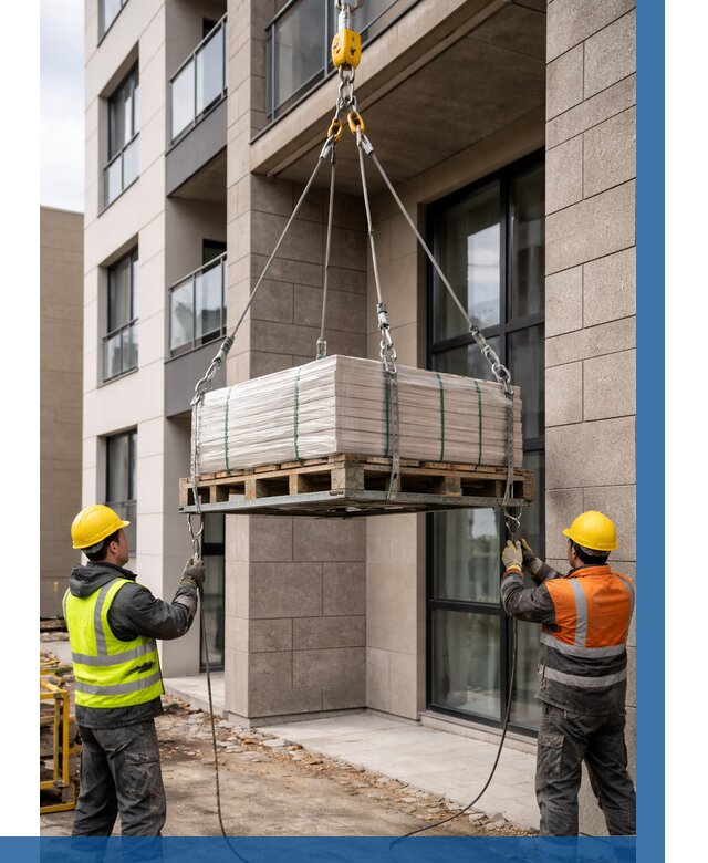 Подъем керамогранита на этаж в Мысках от 3550 р. | ВЫСОТНИК-Мси