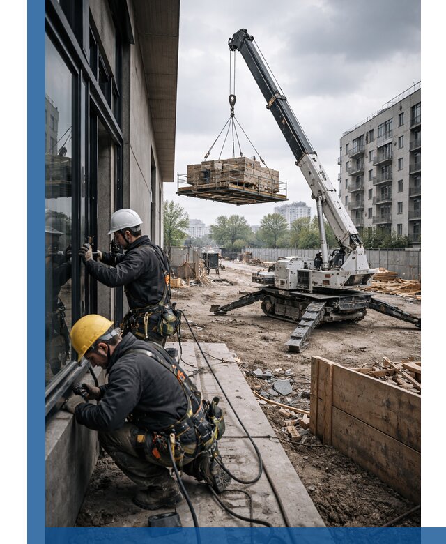 Аренда крана Пионер в Мысках для строительных работ