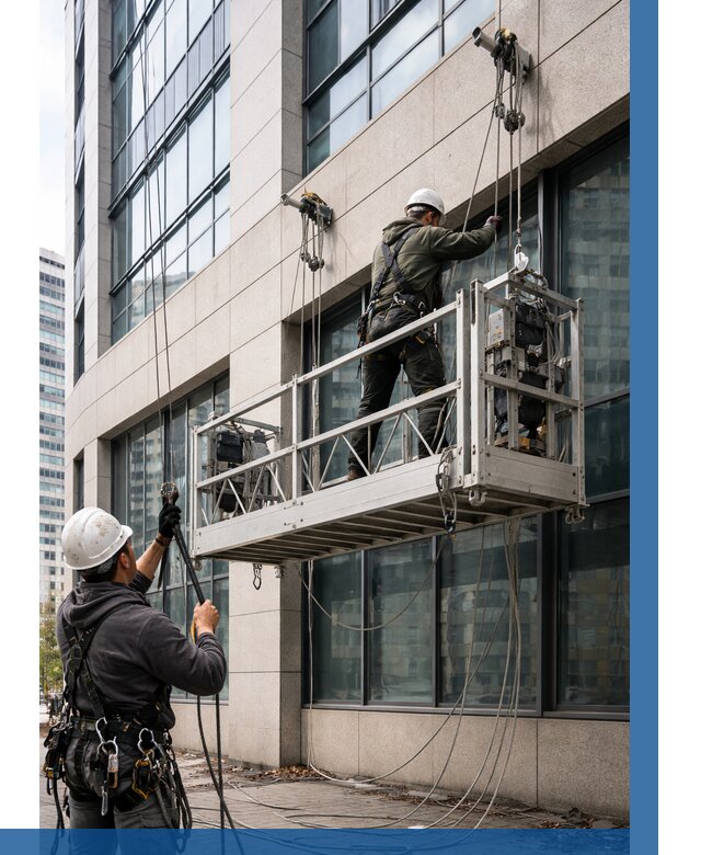 Монтаж и подъем фасадной люльки в Мысках от 12172 р. | ВЫСОТНИК-Мси