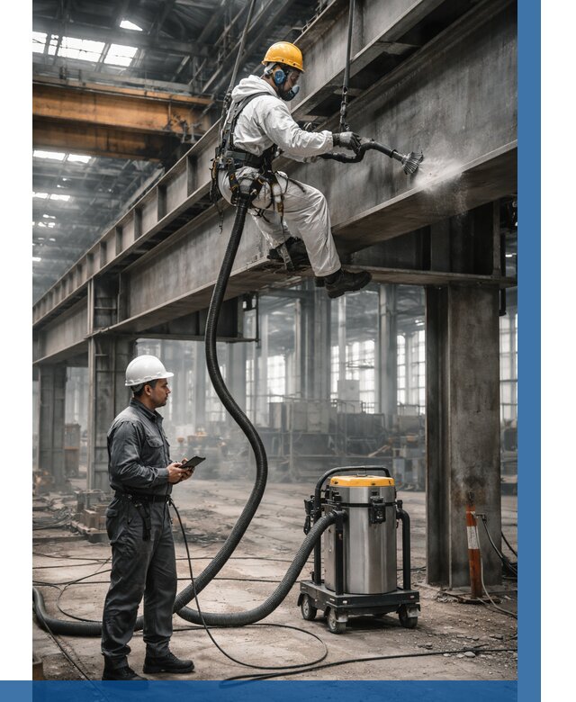 Обеспыливание конструкций в цехе в Мысках от 4260 р. | ВЫСОТНИК-Мси