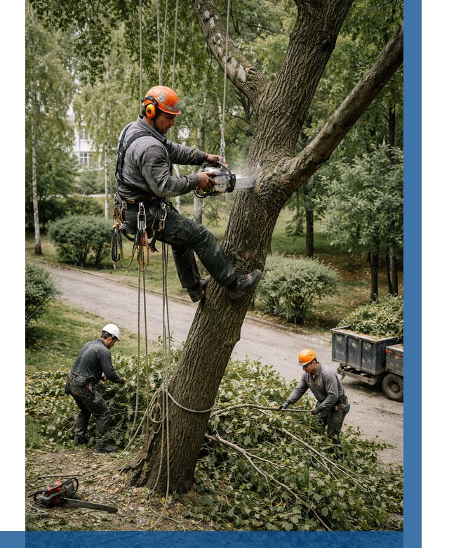 Кронирование деревьев в Мысках от 6593 р. | ВЫСОТНИК-Мси