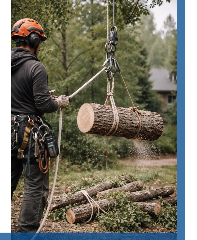Валка деревьев частями в Мысках от 7607 р. | ВЫСОТНИК-Мси