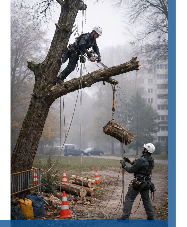 Удаление аварийных деревьев в Мысках от 15215 р. | ВЫСОТНИК-Мси