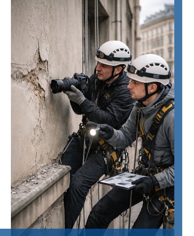 Фотофиксация дефектов фасада в Мысках от 4564 р. | ВЫСОТНИК-Мси