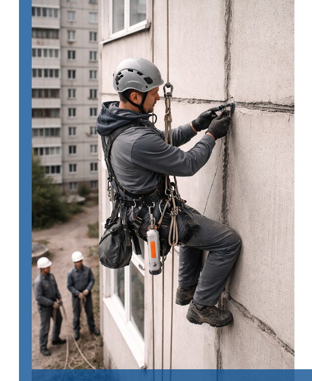 Обследование межпанельных швов и герметизация в Мысках